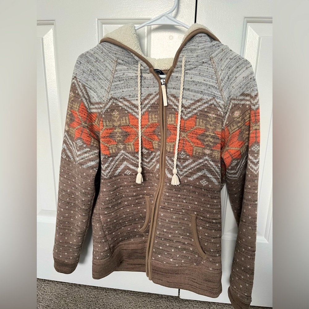 American Eagle Men’s large Full zip sweater/sweatshirt with hood